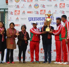 प्रधानमन्त्री कप क्रिकेटको उपाधी आर्मीलाई