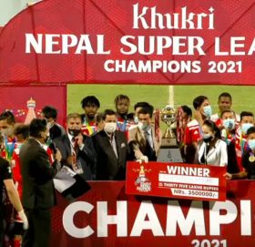 नेपाल सुपर लिगको उपाधि काठमाडौँ रेजर्सलाई