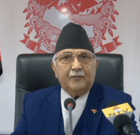 प्रधानमन्त्री केपी शर्मा ओलीले राष्‍ट्रका नाममा गर्नुभएको सम्बोधन