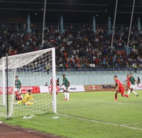 मैत्रीपूर्ण फुटबलमा नेपालद्वारा बङ्गलादेश पराजित, अन्जनको ह्याट्रिक